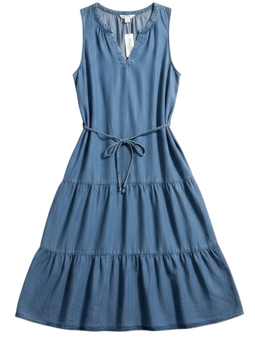 Tommy Bahama Chambray O'Lei Linen Blend Sundress NWT Size XL